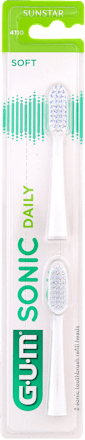 Wymienne końcówki SONIC DAILY białe GUM