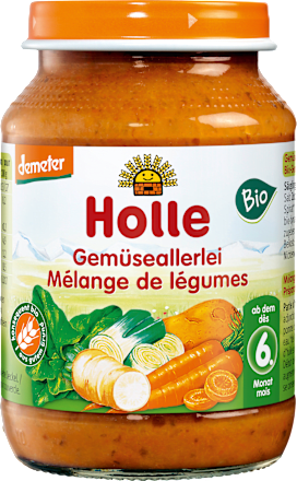 Gemüseallerlei ab dem 6. Monat Holle