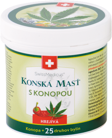 Hrejivá konská masť s konopou SwissMedicus