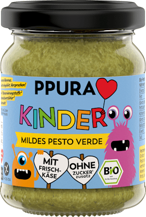 Pesto, Verde mild für Kinder PPURA