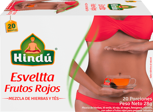 Ceai cu fructe roșii Esveltta Hindu