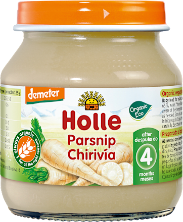 Био пюре Пащърнак 4м+ Holle