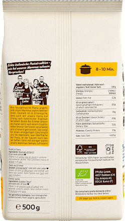 Nudeln, Fusilli aus Emmer PPURA