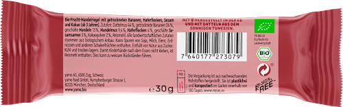 Fruchtriegel Choczilla Multipack ab 3 Jahren (3x30 g) yamo