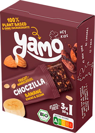 Fruchtriegel Choczilla Multipack ab 3 Jahren (3x30 g) yamo