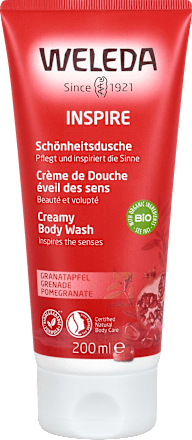 Losjon za tuširanje z granatnim jabolkom Inspire  WELEDA