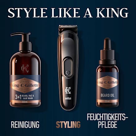 Barttrimmer King. C. Gillette