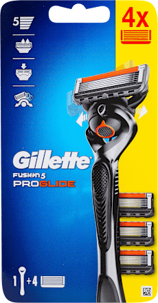 FUSION5 PROGLIDE drška + 4 dopune Gillette