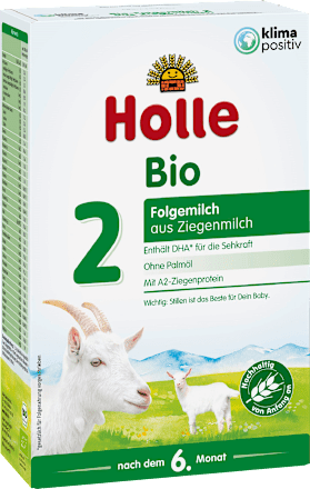 Folgemilch 2 aus Ziegenmilch nach dem 6. Monat Holle