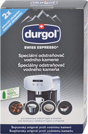Špeciálny odstraňovač vodného kameňa Swiss Espresso durgol