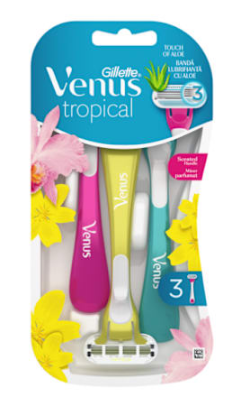 Eldobható női borotva, tropical Gillette Venus