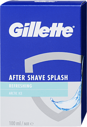 Series Artic Ice, After Shave Splash Gillette