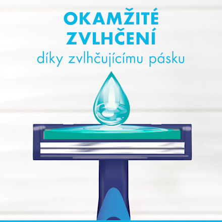 BlueII Plus jednorázová holítka Gillette