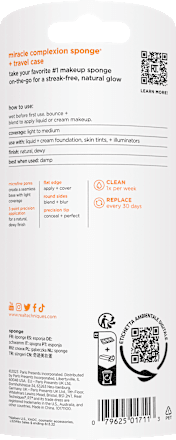 Make-Up Schwamm Miracle Complexion mit  Case REAL TECHNIQUES