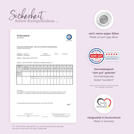 Silberhütchen (1 Paar) Livella