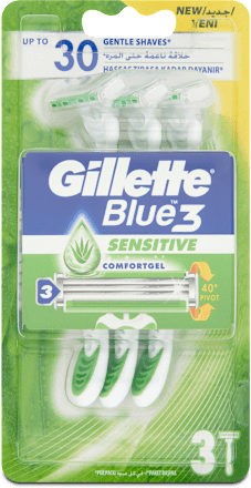 Eldobható borotva, Blue3 Sensitive Gillette