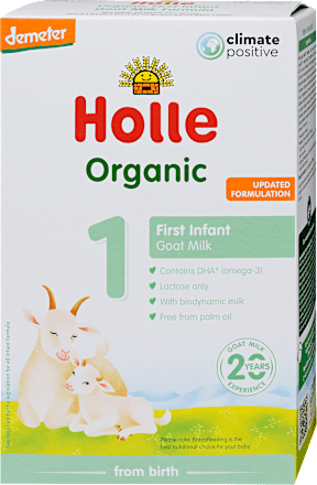 Bio 1-es kecsketej alapú anyatej-helyettesítő tápszer újszülött kortól Holle