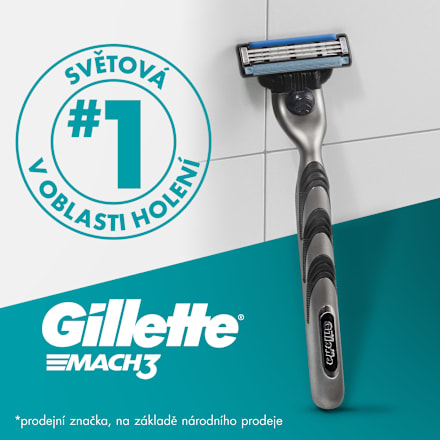Mach3 pánský holicí strojek + 5 náhradních hlavic Gillette