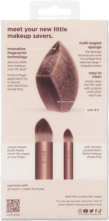 Set pennelli + spugnetta make-up Makeupsaver REAL TECHNIQUES