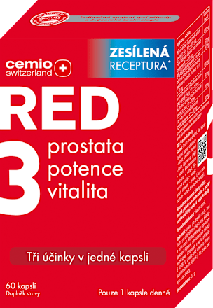 RED3 prostata, potence, vitalita cemio