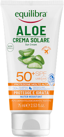 Crema solare Aloe SPF50+ equilibra