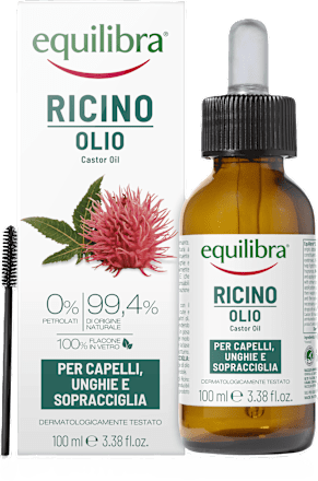 Olio di Ricino per unghie, capelli e sopracciciglia equilibra
