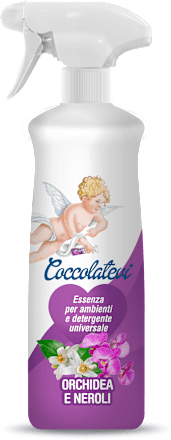Essenza per ambienti e detergente universale - Orchidea e neroli Coccolatevi