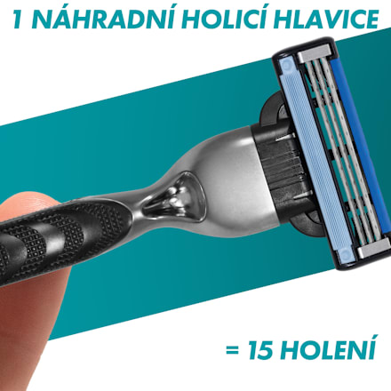 Mach3 pánský holicí strojek + 5 náhradních hlavic Gillette