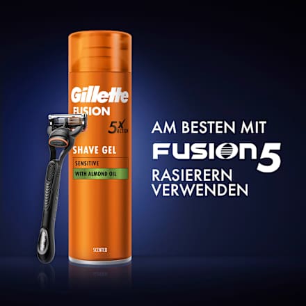 Rasiergel, Fusion5 Sensitive Gillette