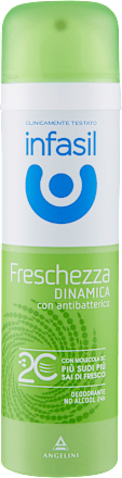 Deodorante spray antibatterico Freschezza Dinamica infasil