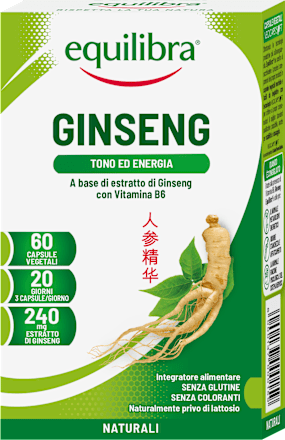 Ginseng tono ed energia equilibra