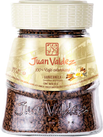 Cafea solubilă liofilizată cu vanilie și scorțișoară Juan Valdez