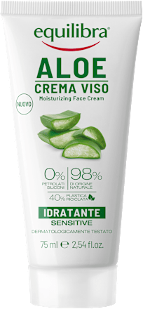 Crema viso idratante con aloe vera equilibra