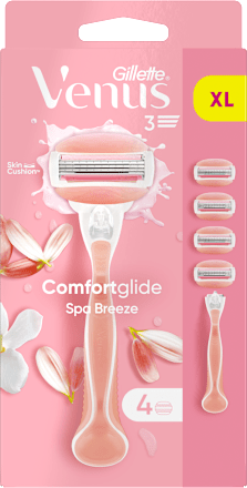Dámsky holiaci strojček Comfortglide Spa Breeze + 4 náhradné holiace hlavice Gillette Venus