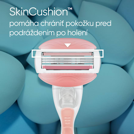 Dámsky holiaci strojček Comfortglide Spa Breeze + 4 náhradné holiace hlavice Gillette Venus