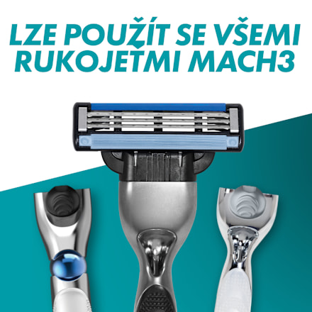 Mach3 pánský holicí strojek + 5 náhradních hlavic Gillette