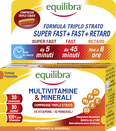 Multivitamine e minerali equilibra