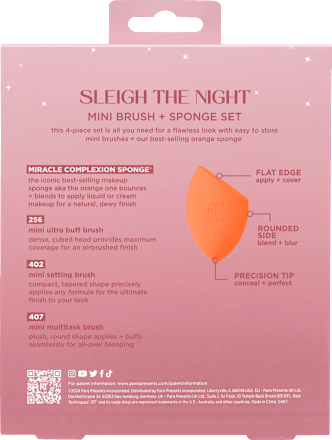 Pinsel & Make-up Schwamm Set 4tlg Sleigh The Night 4tlg REAL TECHNIQUES