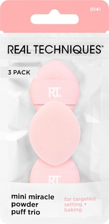 mini miracle concealer puff trio spužvice za nanošenje korektora, više vrsta REAL TECHNIQUES