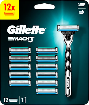 MACH3 brijač: drška + 12 dopuna Gillette