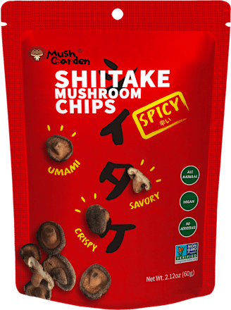 Čipsy Shiitake Mushroom Spicy  Mush Garden