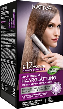 Brasilianische Haarglättung mit Doppel-Keratin KATIVA