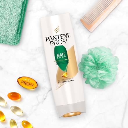 Pflegespülung Glatt & Seidig PANTENE PRO-V