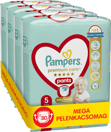 Bugyipelenka, 11-17 kg, mega csomag Pampers Premium Care