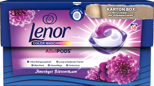 Colorwaschmittel Pods Amethyst Blütentraum Megapack Lenor