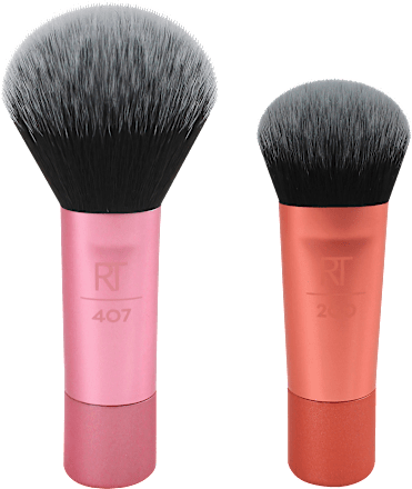 Súprava mini štetcov duo face + cheek REAL TECHNIQUES