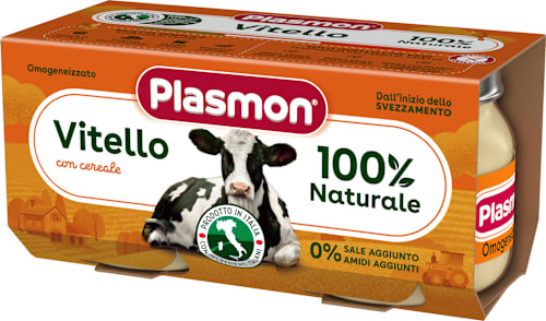 Пюре от телешко месо и оризово брашно, 6+м Plasmon