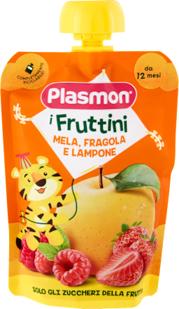 i Fruttini - Mela, Fragola e Lampone Plasmon