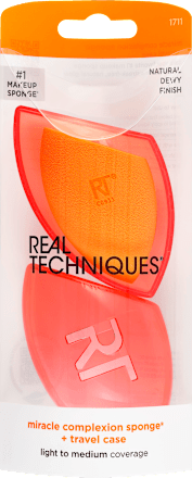 houbička na make-up s pouzdrem  REAL TECHNIQUES