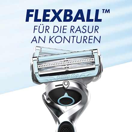 Rasierer mit Flexball Gillette
